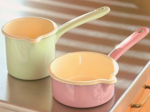 Riess 0049-006 Bratpfanne 26/17 CLASSIC - BUNT/PASTELL, Farbe Rosa, Maße 26 x 17 cm, Induktion, Emaille